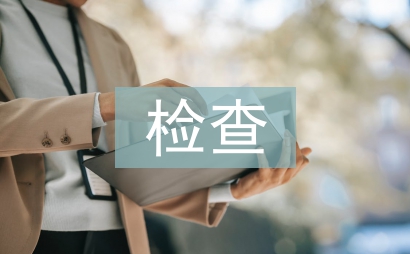 以案促改檢查材料