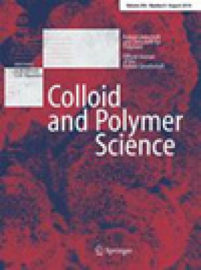 Colloid And Polymer Science雜志