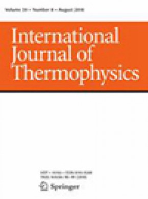 International Journal Of Thermophysics雜志
