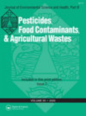 Journal Of Environmental Science And Health Part B-pesticides Food Contaminants雜志