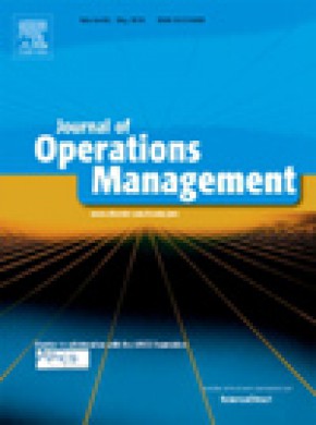 Journal Of Operations Management
