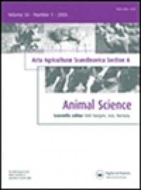 Acta Agriculturae Scandinavica Section A-animal Science雜志