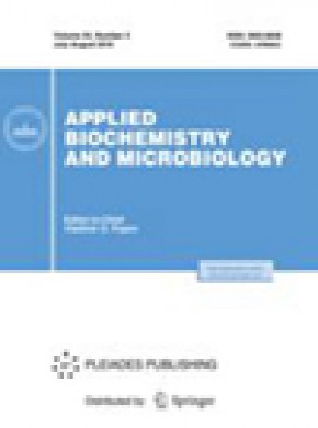 Applied Biochemistry And Microbiology雜志