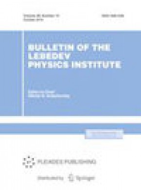 Bulletin Of The Lebedev Physics Institute