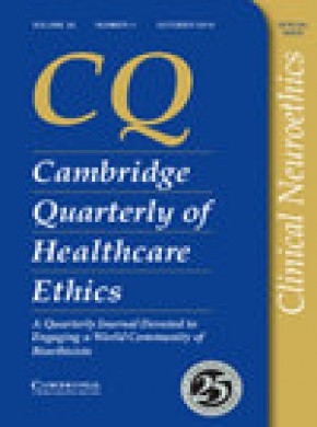 Cambridge Quarterly Of Healthcare Ethics雜志