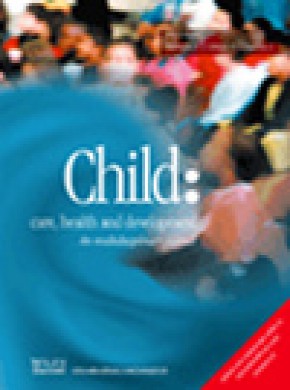 Child Care Health And Development雜志