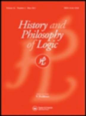 History And Philosophy Of Logic