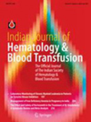 Indian Journal Of Hematology And Blood Transfusion雜志
