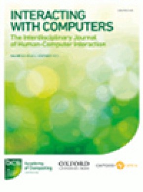 Interacting With Computers雜志