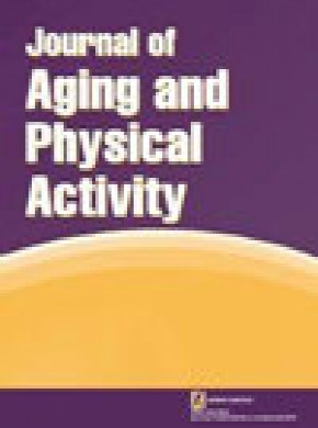 Journal Of Aging And Physical Activity雜志