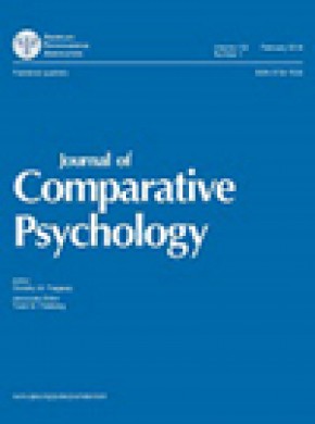 Journal Of Comparative Psychology雜志