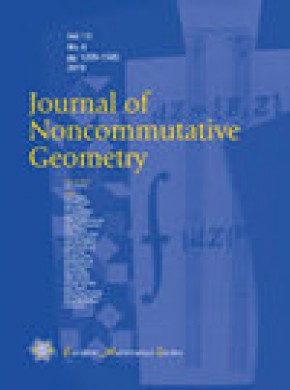 Journal Of Noncommutative Geometry雜志