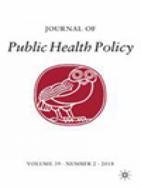 Journal Of Public Health Policy雜志