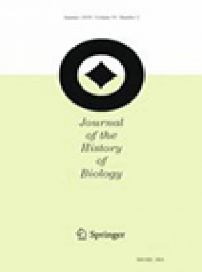 Journal Of The History Of Biology
