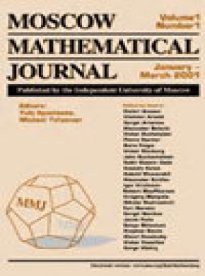 Moscow Mathematical Journal雜志