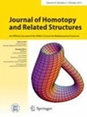 Journal Of Homotopy And Related Structures雜志