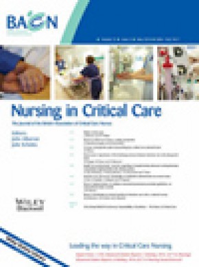 Nursing In Critical Care雜志