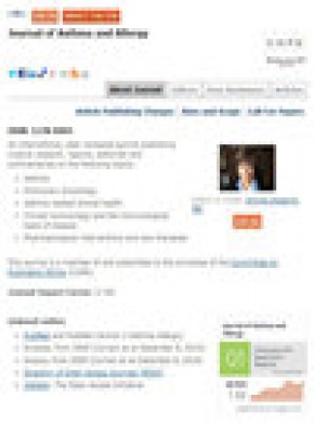 Journal Of Asthma And Allergy雜志