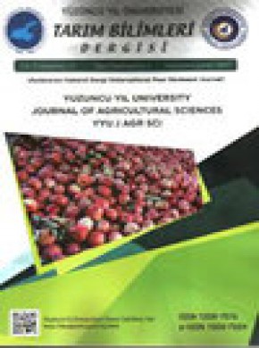 Journal Of Agricultural Sciences-tarim Bilimleri Dergisi雜志