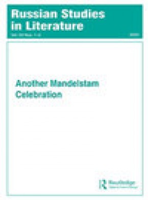 Russian Studies In Literature