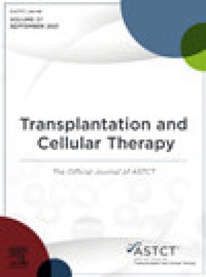 Transplantation And Cellular Therapy雜志