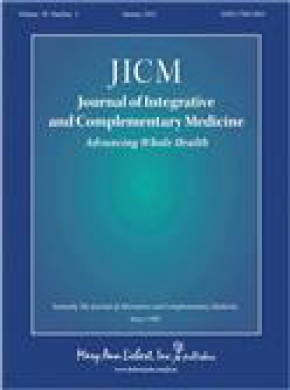 Journal Of Integrative And Complementary Medicine雜志