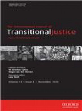 International Journal Of Transitional Justice雜志