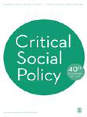 Critical Social Policy雜志