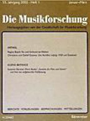 Musikforschung雜志