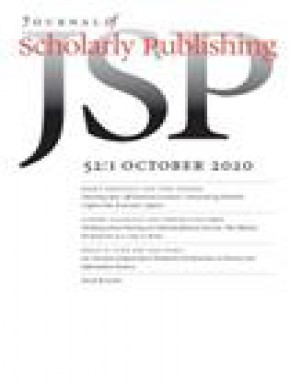 Journal Of Scholarly Publishing雜志