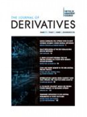 Journal Of Derivatives雜志