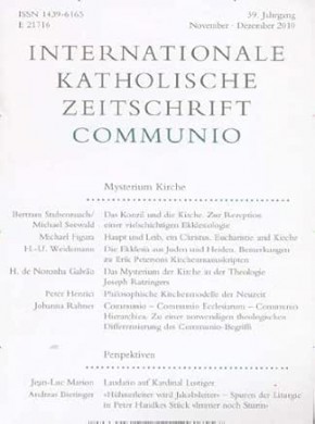 Internationale Katholische Zeitschrift Communio雜志
